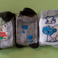 7 чифта детски памучни чорапи - размер 16/22, снимка 1 - Чорапи - 24361272