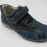 Спортни обувки естествена кожа Чипо синьо, снимка 1 - Детски маратонки - 17524163