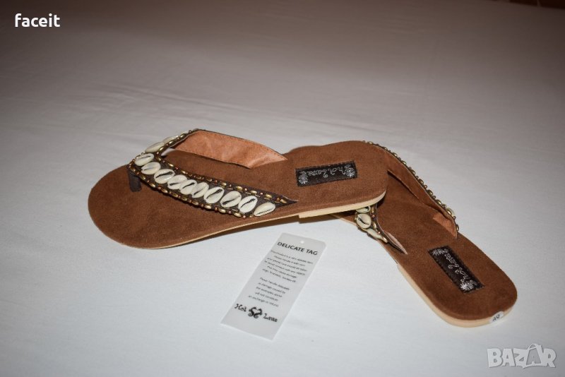 Hot Lava - Уникални дамски чехли - сандали / номер 40, снимка 1