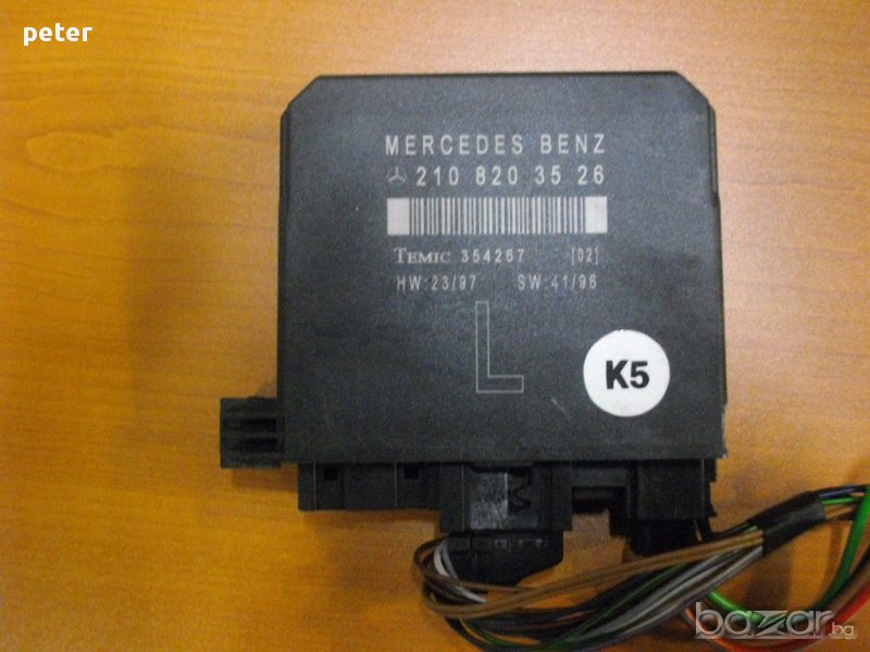 2108203526 TEMIC 354267 W210 Mercedes Left Side Door Control Unit , снимка 1