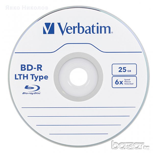 BD-R 25GB Verbatim 6x - празни дискове Блу Рей, снимка 1