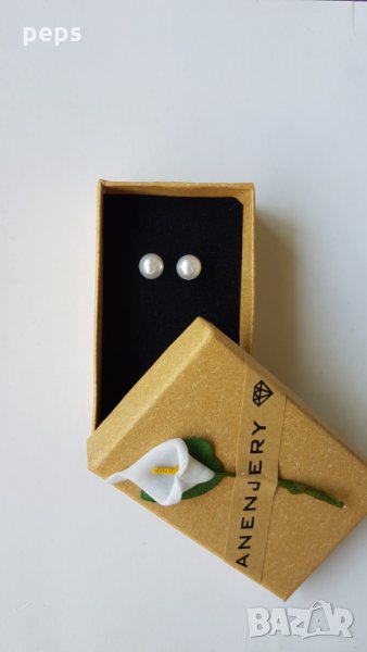 Обеци - перли, снимка 1