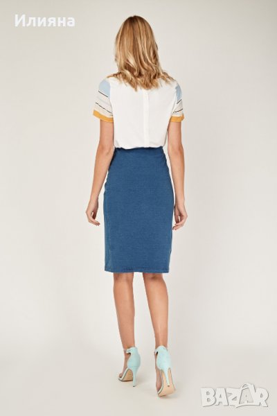 Нова пола имитация на деним, снимка 1