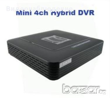 4ch 960н H.264 Cctv Ahd-l Hvr DVR Nvr P2p i-cloud 1920*1080 1080p Onvif Хибриден Двр Видеонаблюдение, снимка 1