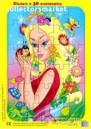 Пъзел – Фея с цветя, снимка 1