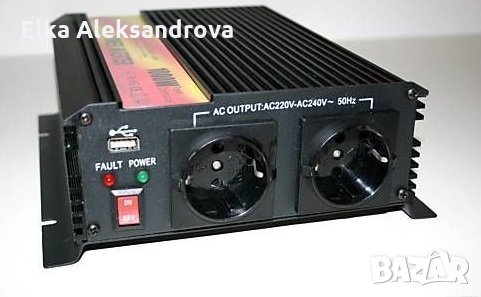 Инвертор модифицирана синусоида 12v DC/220 V AC 1000W /2000 W, снимка 1