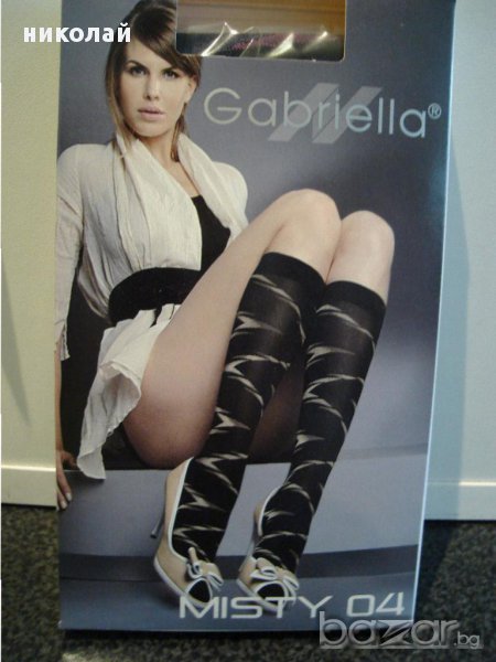 Gabriella 3/4  фигурални чорапи, снимка 1