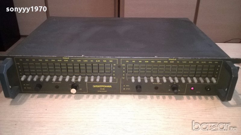 антика-електроника-руски еквалаизер-ретро колекция, снимка 1