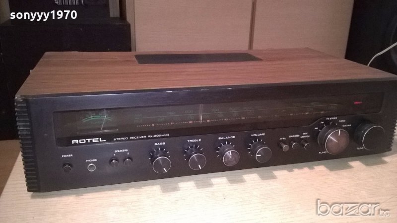 rotel-receiver-ретро красавец-внос англия, снимка 1