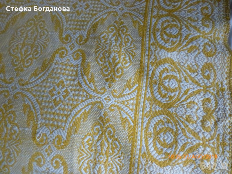 Покривка за спалня от 100 % памук тъкана, снимка 1