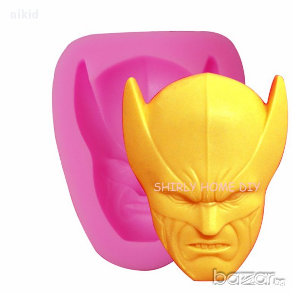 Върколака Батман герой силиконов молд декорация украса фондан торта мъфини и др , снимка 1