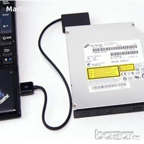 Адаптер за втори хард диск 12.7мм / SSD за лаптоп. HDD Caddy., снимка 15 - Кабели и адаптери - 13174165
