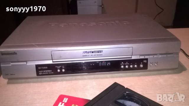 panasonic nv-fj630 hifi stereo video, снимка 8 - Плейъри, домашно кино, прожектори - 23377765