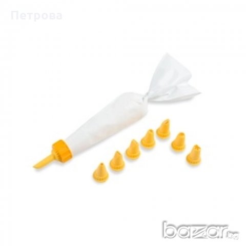 Сладкарски шприц с осем накрайника/Пош