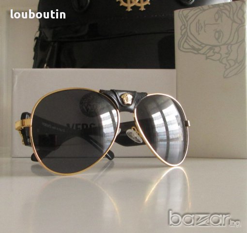 Налични Versace VE2150 black gold слънчеви очила UV 400 защита реплика, снимка 13 - Слънчеви и диоптрични очила - 13949254