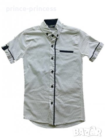 Бяла официална риза 9-10г., снимка 1 - Детски ризи - 14720250