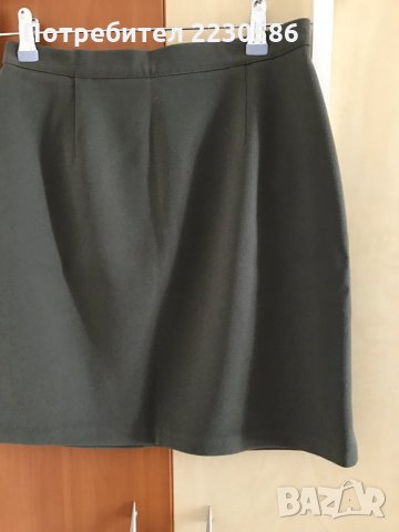 Чисто нова. Класическа,цвят маслина, права, елегантна, над коляното пола