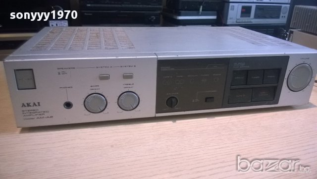  akai am-a2 stereo amplifier-made in japan-внос швеицария, снимка 4 - Ресийвъри, усилватели, смесителни пултове - 10158727
