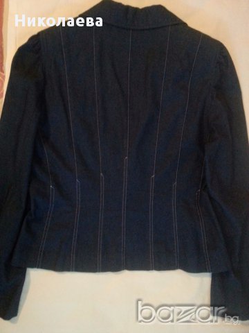 Елегантно сако от тънък деним, без подплата,XL., снимка 3 - Сака - 17094395