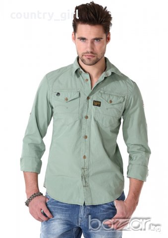 G-star Arizona Lamond Shirt - страхотна мъжка риза, снимка 2 - Ризи - 18711051