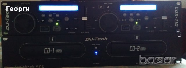 Двоен Compact disc (CD) Player CD DJ Tech CDX 110
