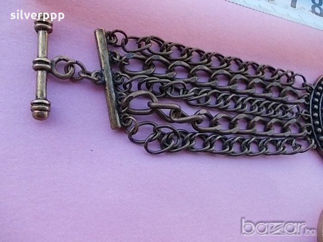  Красива бронзова гривна , снимка 4 - Антикварни и старинни предмети - 19553556