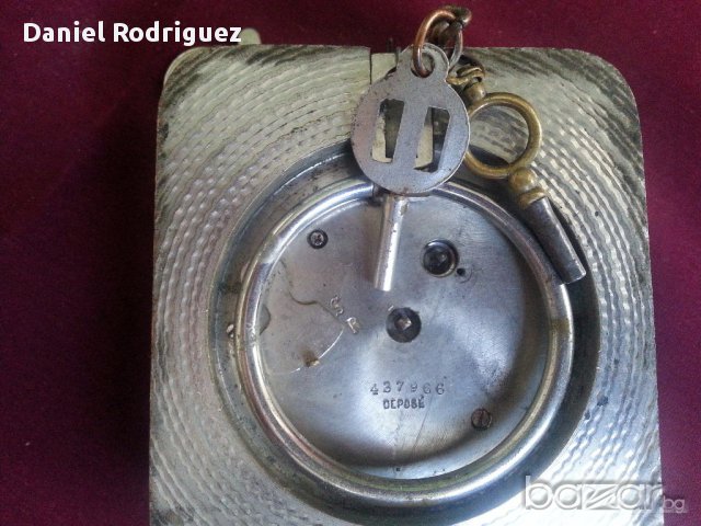 Абсолютно Рядък Стар Настолен Френски Часовник с Ключета!, снимка 4 - Антикварни и старинни предмети - 16357257