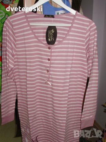 Нощници с дълъг ръкав размер Л, снимка 7 - Нощници - 23477495