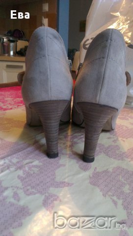 Невероятни дамски обувки Noa Noa модел Sarita, с висок ток, номер 39, снимка 3 - Други - 12278952