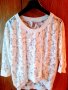 Асиметрична блуза от бяла дантела., снимка 1 - Корсети, бюстиета, топове - 18604277