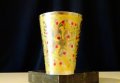 Старинна бронзова чаша,декорирана. , снимка 1 - Чаши - 25691390
