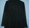 Чeрен кашмирен пуловер тип туника с ламена нишка, снимка 1 - Блузи с дълъг ръкав и пуловери - 16397905