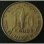 10 франка 1970, Западно Африкански Щати, снимка 1 - Нумизматика и бонистика - 14459647
