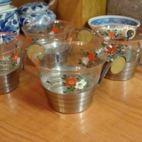 Красиви чаши за чай ръчна изработка, снимка 3 - Чаши - 25701966