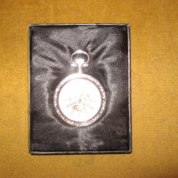 Посребрен-джобен часовник ЛОАРА, снимка 1 - Антикварни и старинни предмети - 18880468