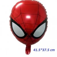 Спайдърмен Spiderman глава фолио фолиев балон хелий или въздух парти рожден ден, снимка 1 - Други - 25489734