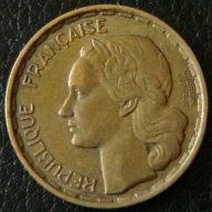 20 франка 1950, Франция, снимка 2 - Нумизматика и бонистика - 11719784