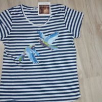 Нова тениска, моряшки десен, снимка 2 - Тениски - 21114163