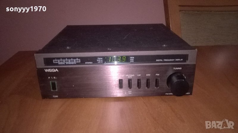 wega t210 tuner-made in germany-внос швеицария, снимка 1