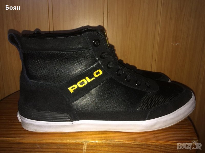Кожени кецове POLO Ralph Lauren Nikolas High Sneakers, снимка 1