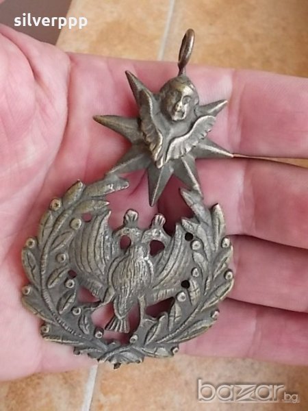  Ортодоксален бронзов знак , снимка 1