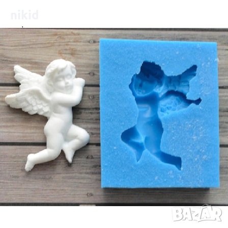 Ангел в полет силиконов молд форма за декорация торта фондан шоколад и др, снимка 1