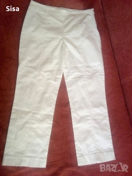 Нов бял дамски летен панталон, снимка 1