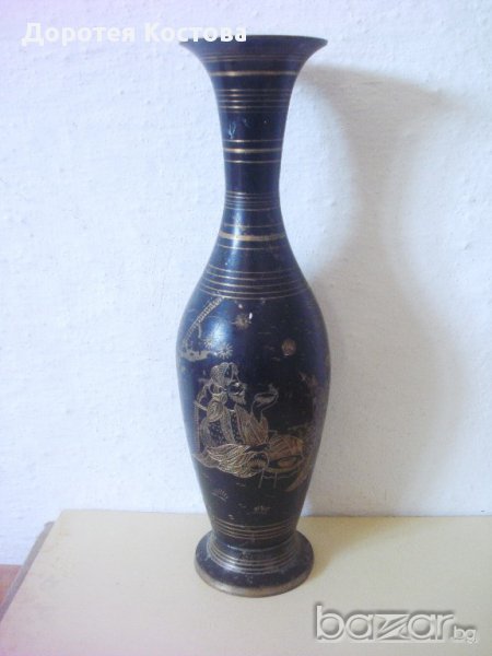 Стара бронзова ваза 2, снимка 1