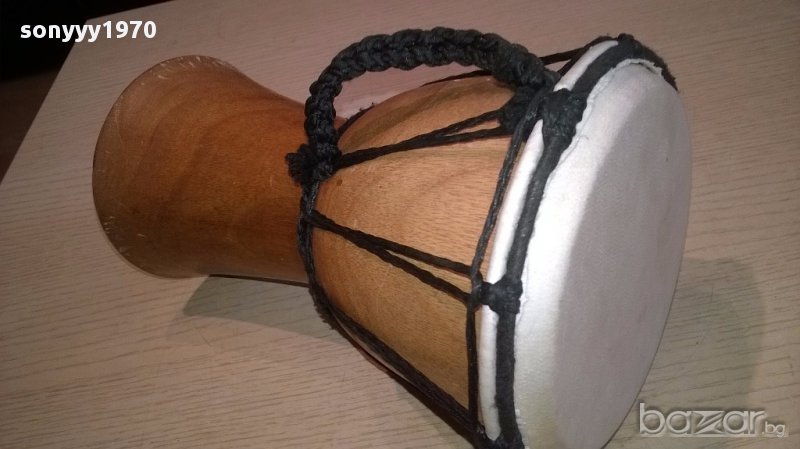 Тарамбука 20/14см с оплетка и дръжка-внос швеицария, снимка 1