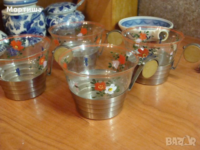 Красиви чаши за чай ръчна изработка, снимка 3 - Чаши - 25701966