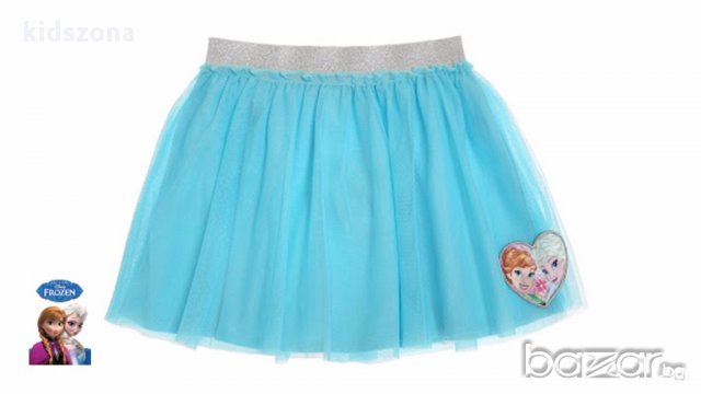 Нова цена! Детска пола Frozen за 8 и 10 г. двойна тюл, снимка 2 - Детски рокли и поли - 14381108