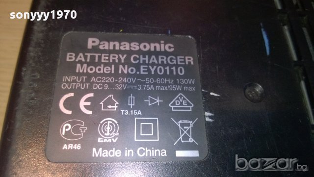 panasonic-ey0110 9-32voltts-зарядно за винтоверт-внос швеицария, снимка 6 - Винтоверти - 11522554