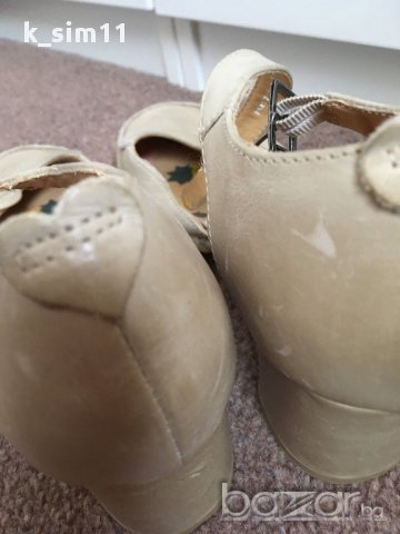 Clarks светли кожени обувки №37, UK 4 D, снимка 4 - Дамски ежедневни обувки - 18108531