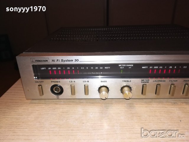 ferguson 3943 hifi system 30 amplifier-made in japan-внос англия, снимка 10 - Ресийвъри, усилватели, смесителни пултове - 20635725